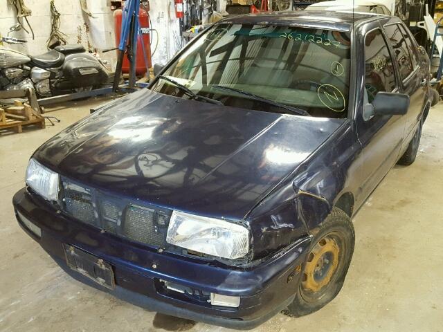 3VWRA81H6VM044271 - 1997 VOLKSWAGEN JETTA GL BLUE photo 2