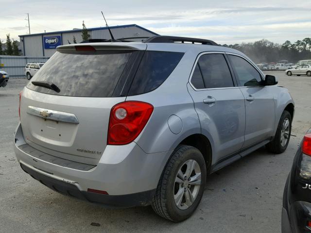 2CNALDEW5A6333279 - 2010 CHEVROLET EQUINOX LT SILVER photo 4