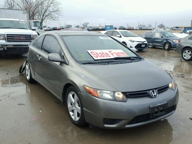 2HGFG12887H547961 - 2007 HONDA CIVIC EX GRAY photo 1