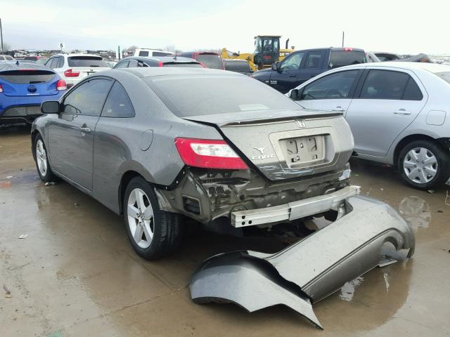 2HGFG12887H547961 - 2007 HONDA CIVIC EX ნაცრისფერი ფოტო 3