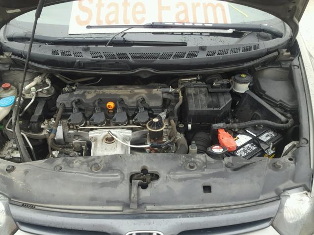 2HGFG12887H547961 - 2007 HONDA CIVIC EX ნაცრისფერი ფოტო 7