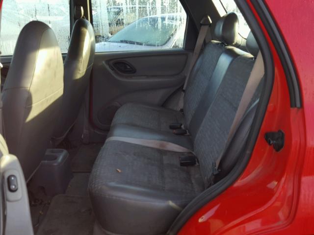 1FMYU011X1KA66801 - 2001 FORD ESCAPE XLS RED photo 6