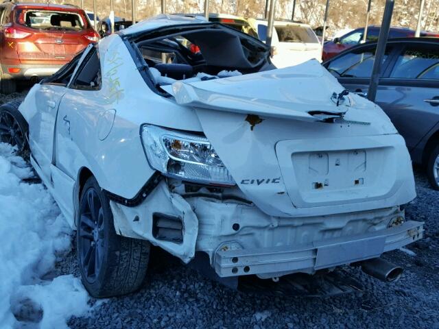 2HGFG21597H706144 - 2007 HONDA CIVIC SI WHITE photo 3