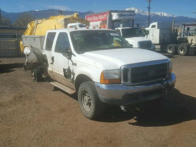 3FTSW31F01MA57860 - 2001 FORD F350 SRW S WHITE photo 1