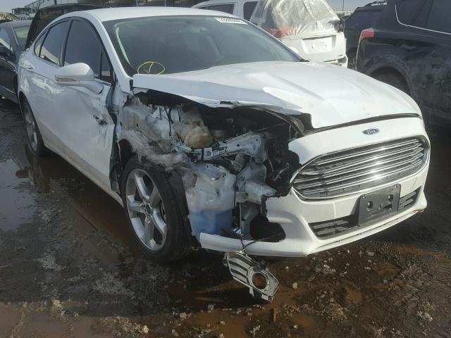 3FA6P0T97FR309253 - 2015 FORD FUSION SE WHITE photo 1