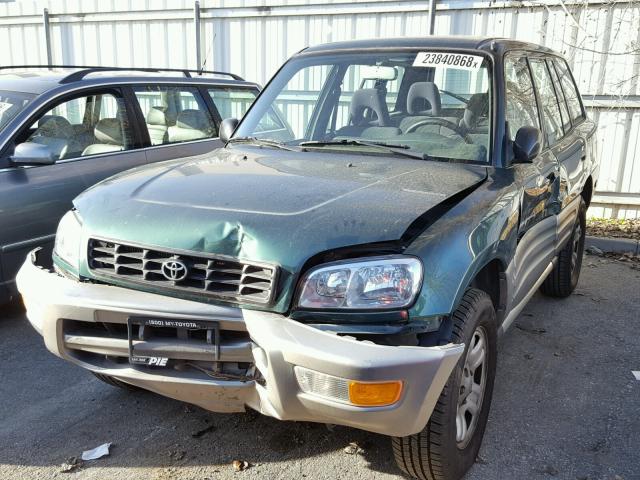 JT3GP10V7Y0051460 - 2000 TOYOTA RAV4 GREEN photo 2