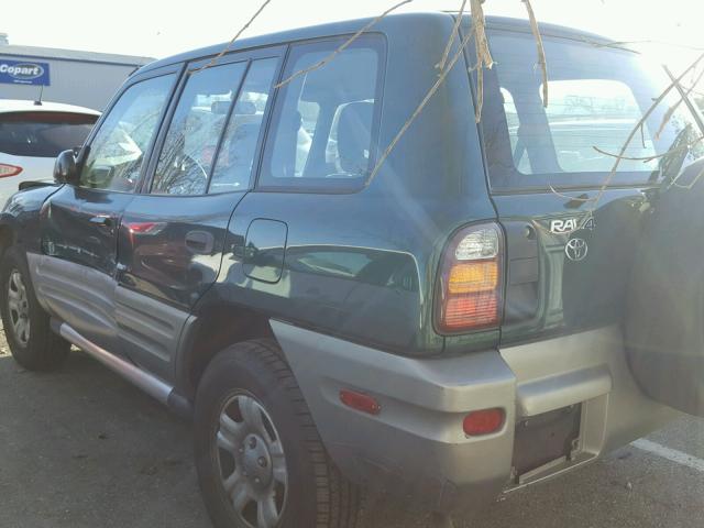 JT3GP10V7Y0051460 - 2000 TOYOTA RAV4 GREEN photo 3