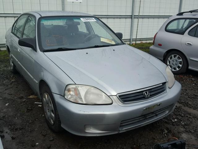 2HGEJ6617YH551704 - 2000 HONDA CIVIC BASE SILVER photo 1