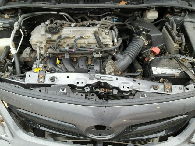 2T1BU4EE6BC540289 - 2011 TOYOTA COROLLA BA GRAY photo 7