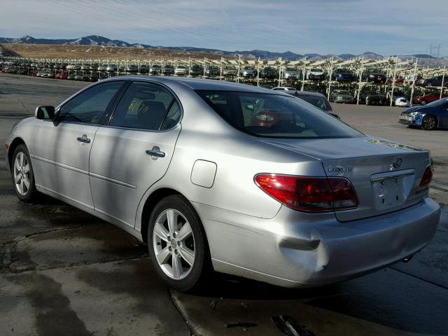 JTHBA30G355107265 - 2005 LEXUS ES 330 SILVER photo 3