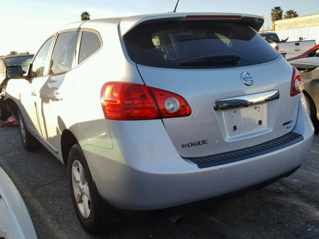 JN8AS5MV0DW643828 - 2013 NISSAN ROGUE S SILVER photo 3