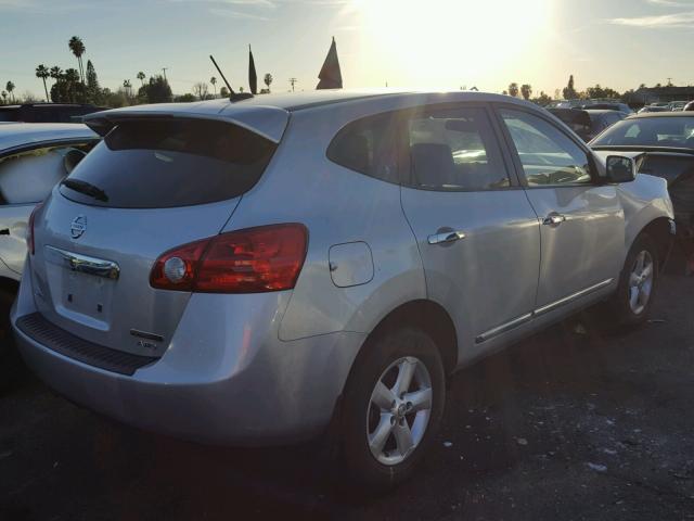 JN8AS5MV0DW643828 - 2013 NISSAN ROGUE S SILVER photo 4