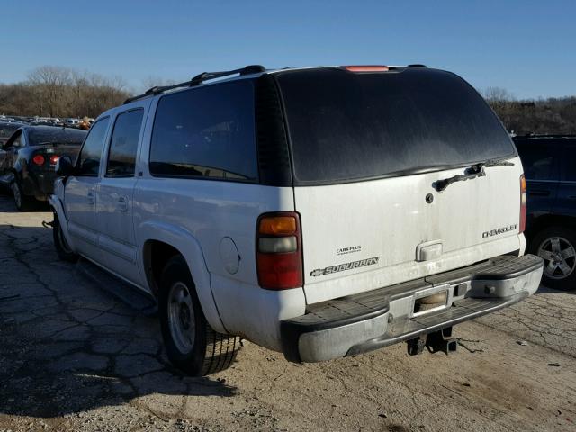 1GNFK16Z92J216160 - 2002 CHEVROLET SUBURBAN K WHITE photo 3