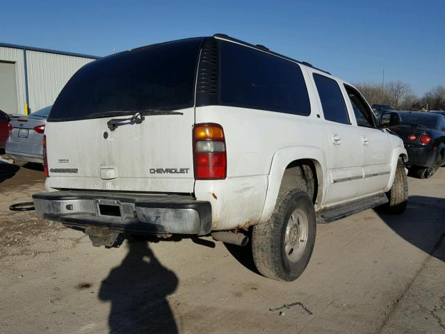 1GNFK16Z92J216160 - 2002 CHEVROLET SUBURBAN K WHITE photo 4