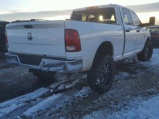 3D7TT2CT1BG570471 - 2011 DODGE RAM 2500 WHITE photo 4