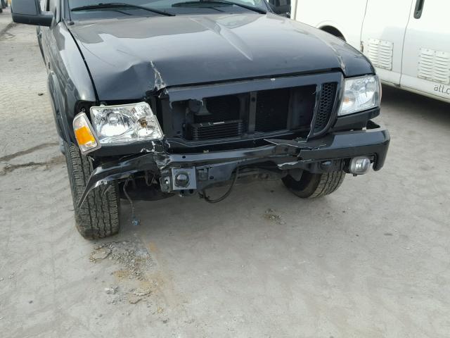 1FTYR44U17PA50713 - 2007 FORD RANGER SUP BLACK photo 9