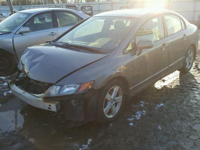 1HGFA16867L052950 - 2007 HONDA CIVIC EX BEIGE photo 2