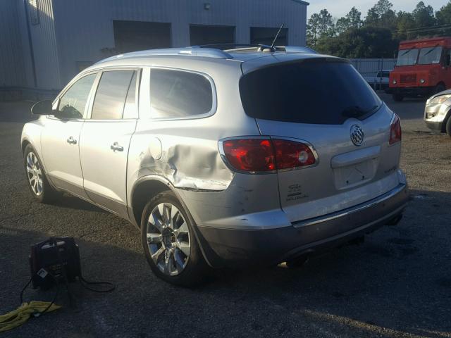 5GAKVDED3CJ142551 - 2012 BUICK ENCLAVE SILVER photo 3