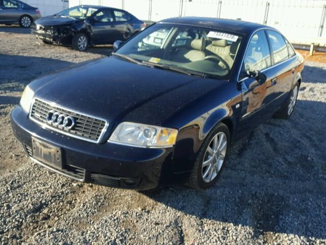 WAUCD64B74N098630 - 2004 AUDI A6 S-LINE BLACK photo 2