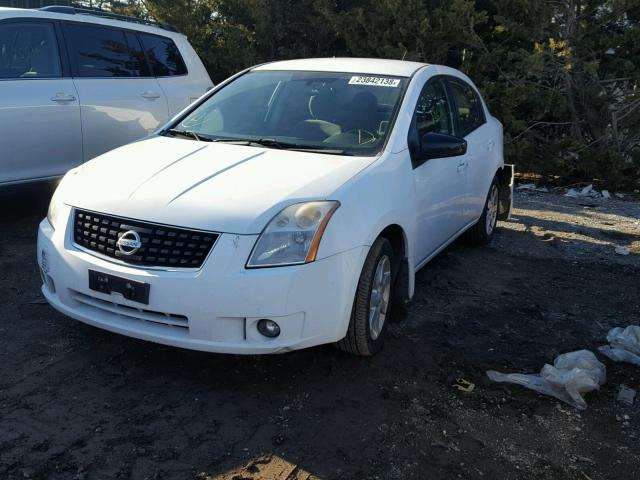 3N1AB61E88L697057 - 2008 NISSAN SENTRA 2.0 WHITE photo 2