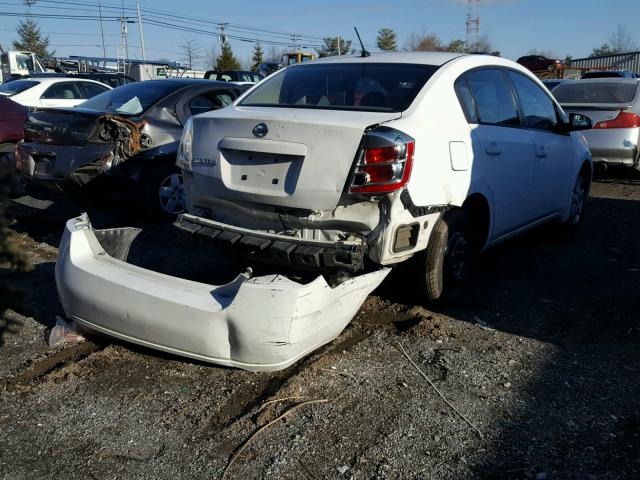 3N1AB61E88L697057 - 2008 NISSAN SENTRA 2.0 WHITE photo 4