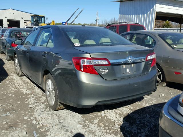 4T1BF1FK4EU764774 - 2014 TOYOTA CAMRY L GREEN photo 3