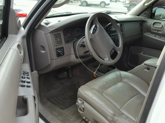 1B4HS48N62F151314 - 2002 DODGE DURANGO SL WHITE photo 9