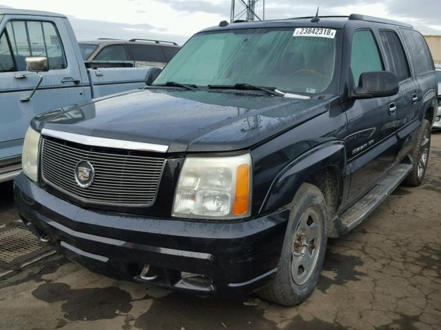 3GYFK66N74G208141 - 2004 CADILLAC ESCALADE E BLACK photo 2