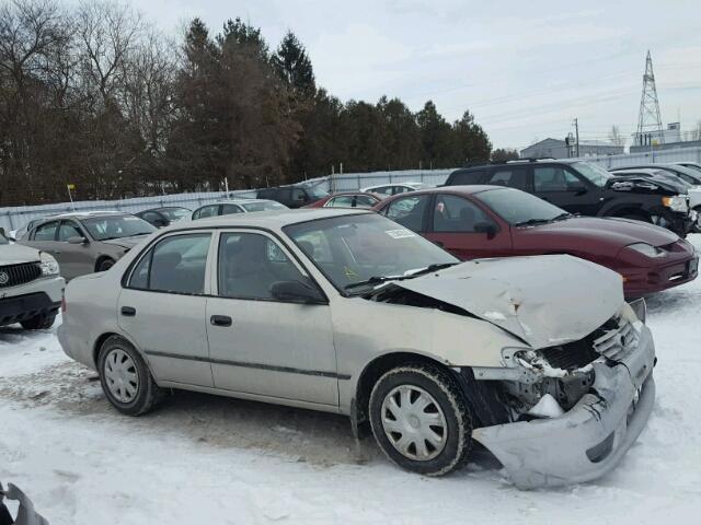 2T1BR12E41C842988 - 2001 TOYOTA COROLLA CE GRAY photo 1