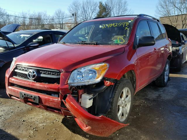 JTMBK4DV7B5101932 - 2011 TOYOTA RAV4 RED photo 2