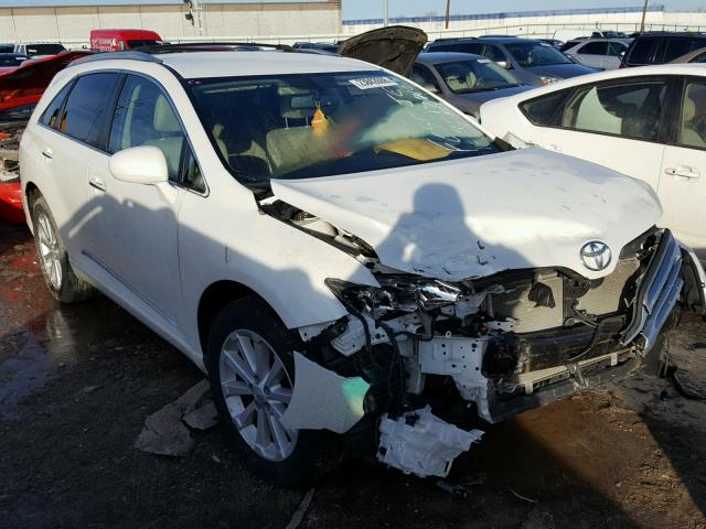 4T3ZA3BB7BU047609 - 2011 TOYOTA VENZA BASE WHITE photo 1