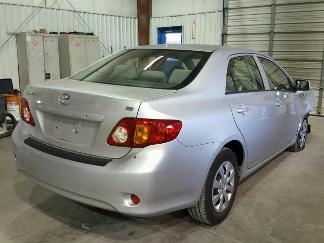 JTDBL40E799064189 - 2009 TOYOTA COROLLA BA SILVER photo 4