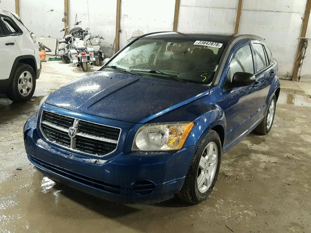 1B3HB48A29D198413 - 2009 DODGE CALIBER SX BLUE photo 2