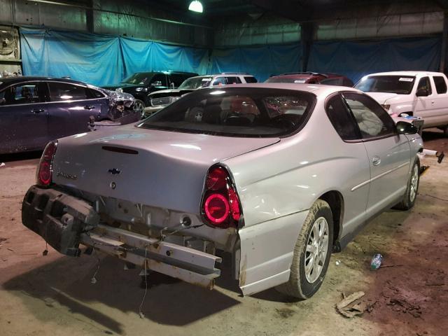 2G1WW12E949232396 - 2004 CHEVROLET MONTE CARL 灰色 照片 4