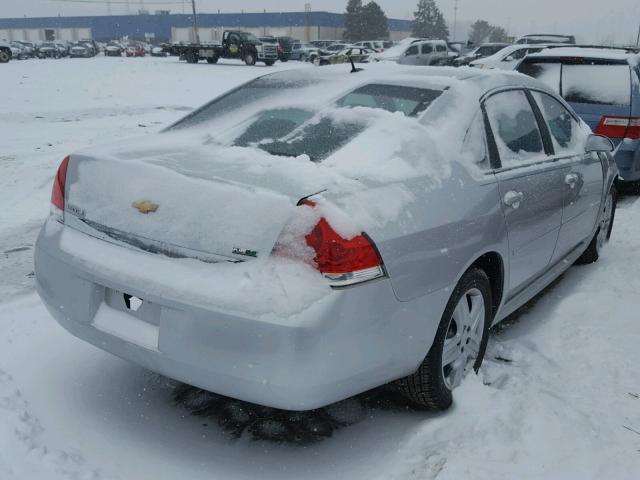 2G1WA5EK7A1210897 - 2010 CHEVROLET IMPALA LS SILVER photo 4