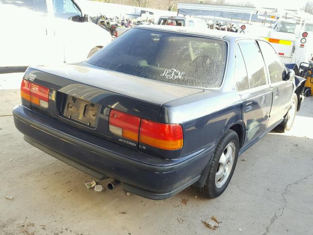 1HGCB7654NL014218 - 1992 HONDA ACCORD LX BLACK photo 4