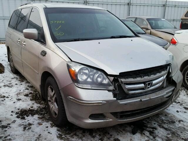 5FNRL38657B428862 - 2007 HONDA ODYSSEY EX SILVER photo 1