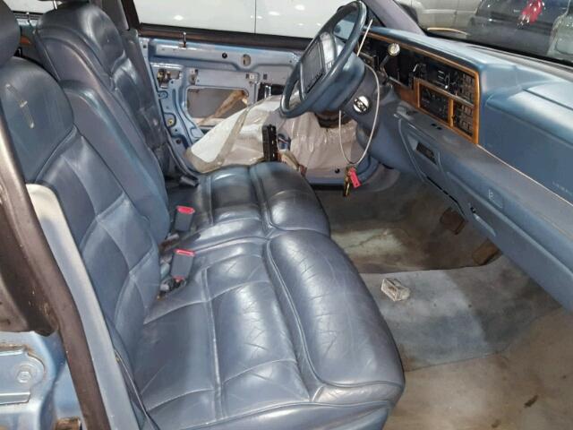 1LNLM9745RY756741 - 1994 LINCOLN CONTINENTA BLUE photo 5