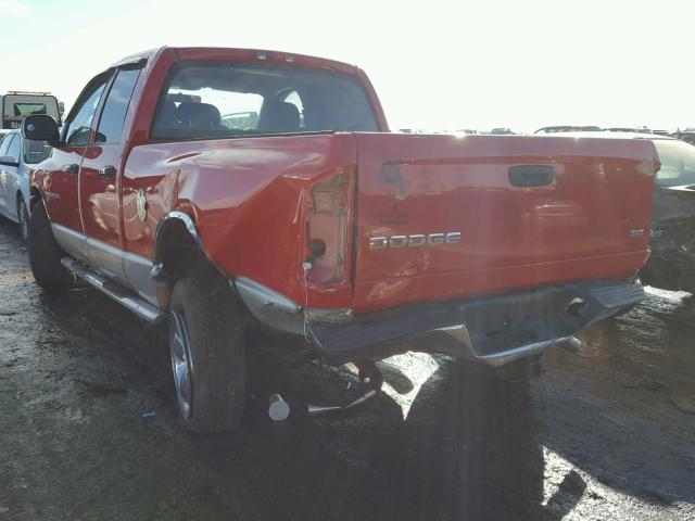 1D7HA18D64S529904 - 2004 DODGE RAM 1500 S RED photo 3