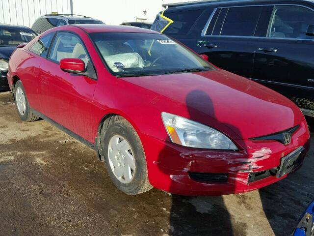 1HGCM72283A018609 - 2003 HONDA ACCORD LX RED photo 1