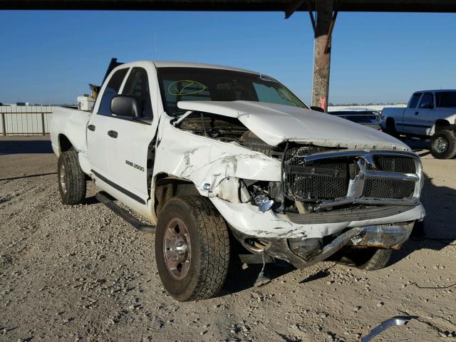 3D7KU28C24G132336 - 2004 DODGE RAM 2500 S WHITE photo 1