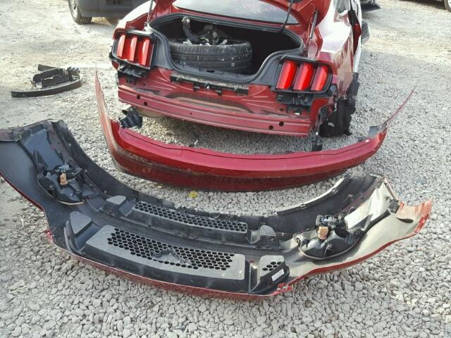 1FA6P8CFXF5381393 - 2015 FORD MUSTANG GT RED photo 9