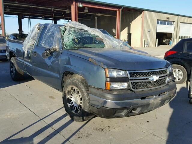 1GCEC19V76Z299296 - 2006 CHEVROLET SILVERADO BLUE photo 1