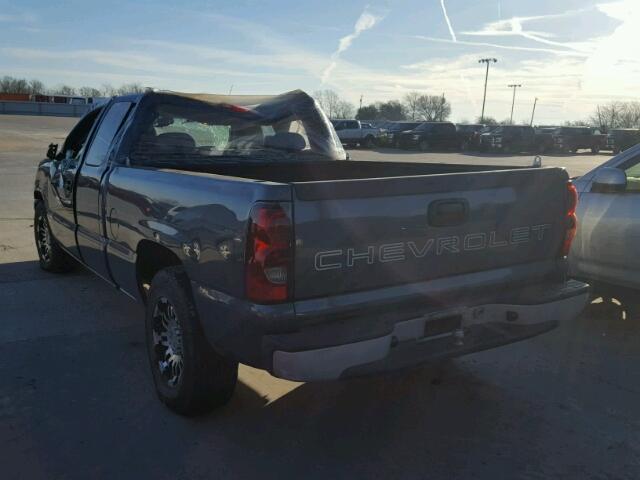 1GCEC19V76Z299296 - 2006 CHEVROLET SILVERADO BLUE photo 3