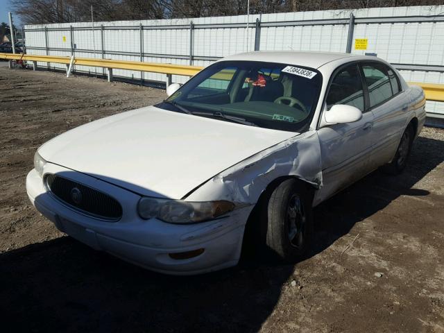 1G4HP54K114228392 - 2001 BUICK LESABRE CU WHITE photo 2