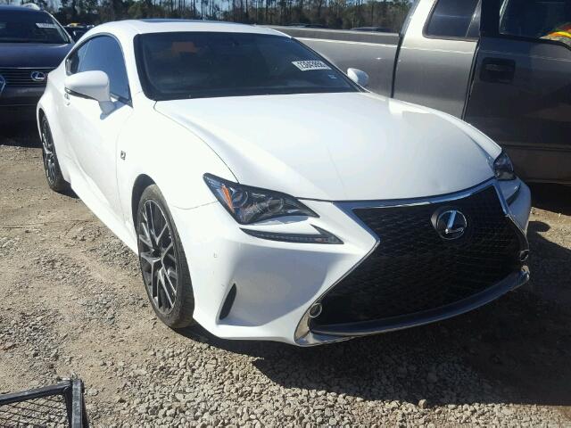 JTHHE5BC6F5006033 - 2015 LEXUS RC 350 WHITE photo 1