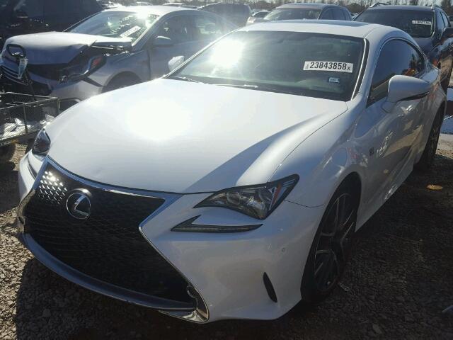 JTHHE5BC6F5006033 - 2015 LEXUS RC 350 WHITE photo 2