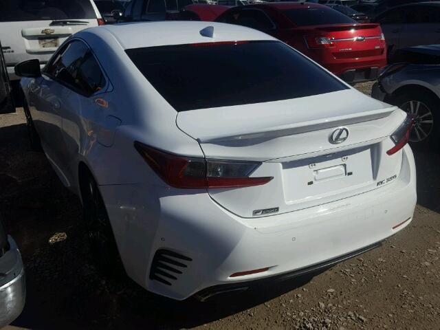 JTHHE5BC6F5006033 - 2015 LEXUS RC 350 WHITE photo 3