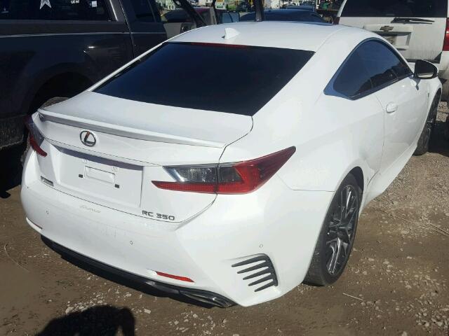 JTHHE5BC6F5006033 - 2015 LEXUS RC 350 WHITE photo 4