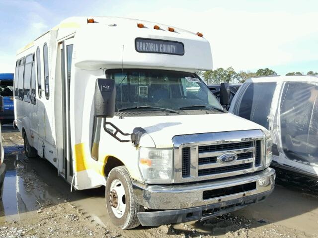 1FDFE4FP2ADA32400 - 2010 FORD ECONOLINE WHITE photo 1